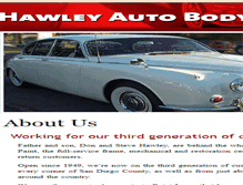 Tablet Screenshot of hawleyauto.com